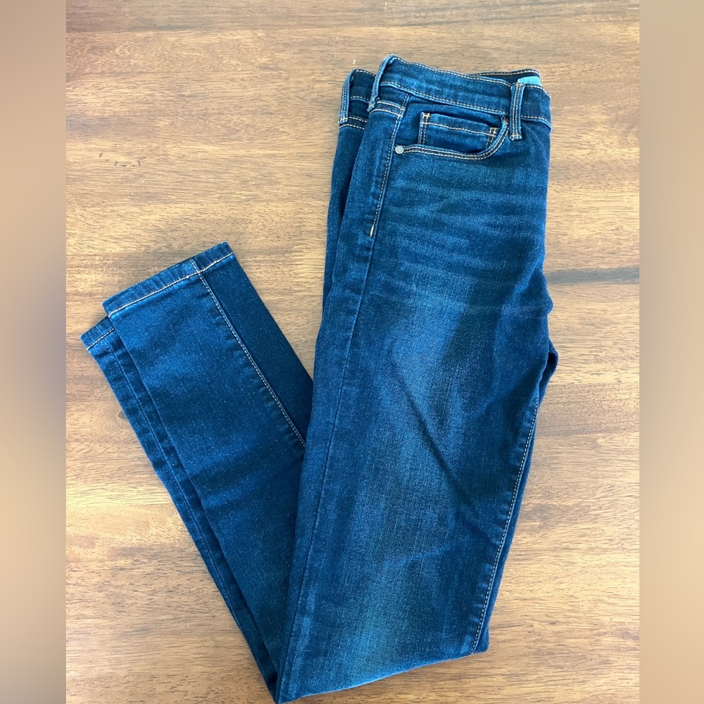 Banana Republic Skinny Jeans Dark Navy Blue 25